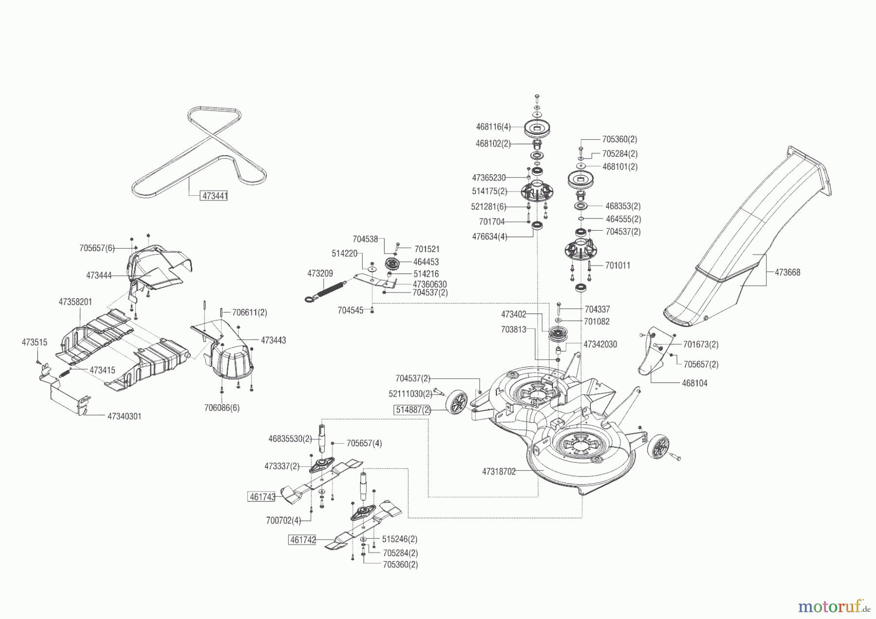  Solo by AL-KO Gartentechnik Rasentraktor T15-95.6 HD A  02/2019 - 04/2020 Seite 6