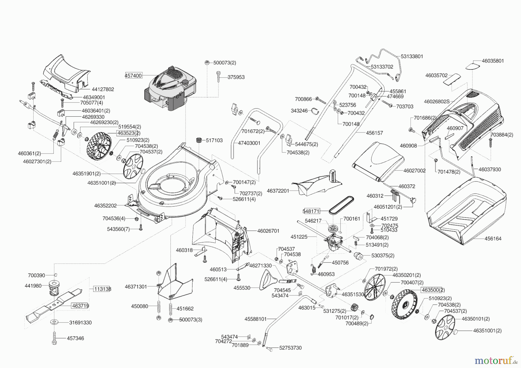  Solo by AL-KO Gartentechnik Benzinrasenmäher 4238 SP-A  ab 03/2019 Seite 1