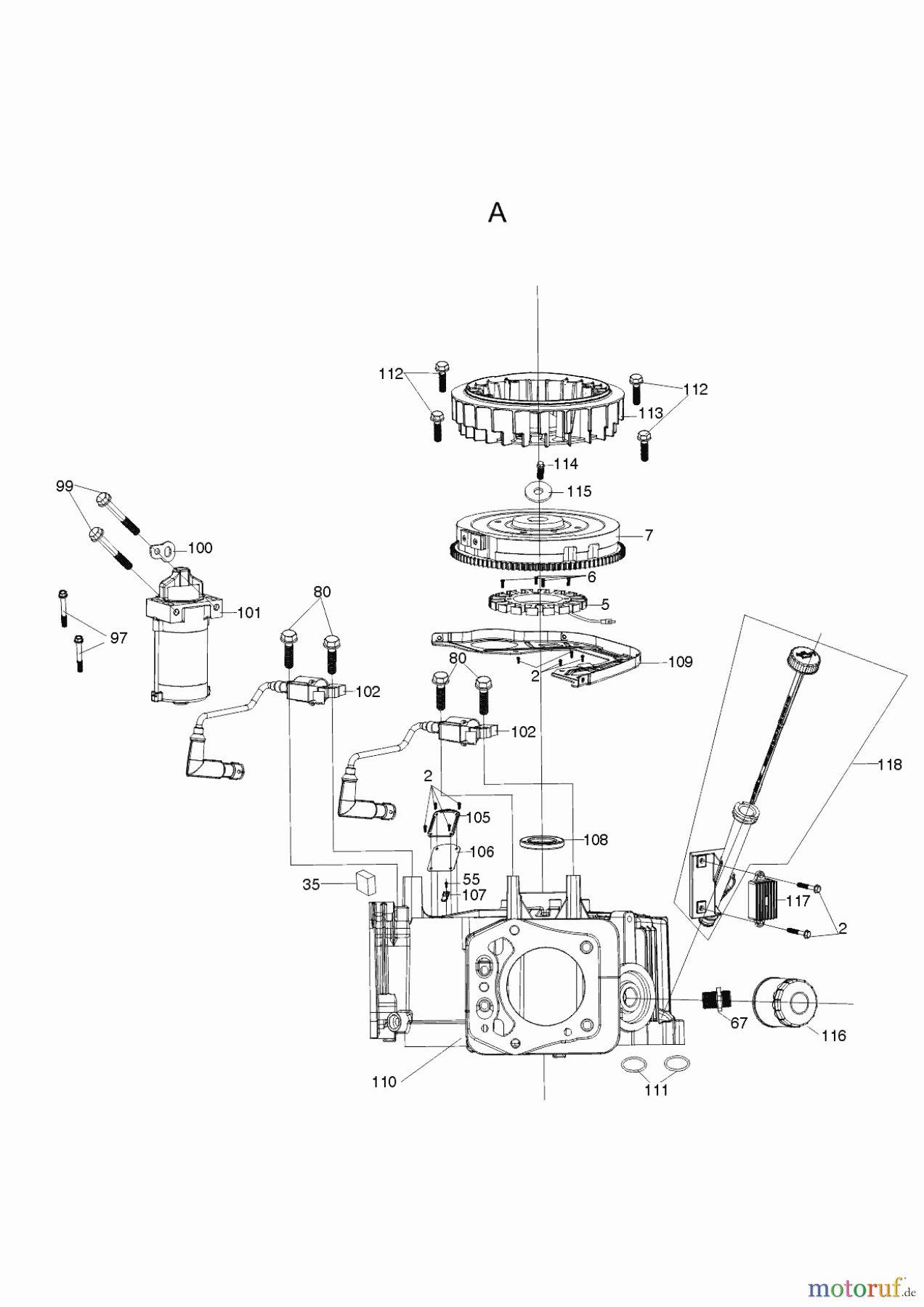  AL-KO Gartentechnik Benzinmotoren B-MOTOR PRO 700 V2 LC2P77F R900  ab 06/2021 Seite 2