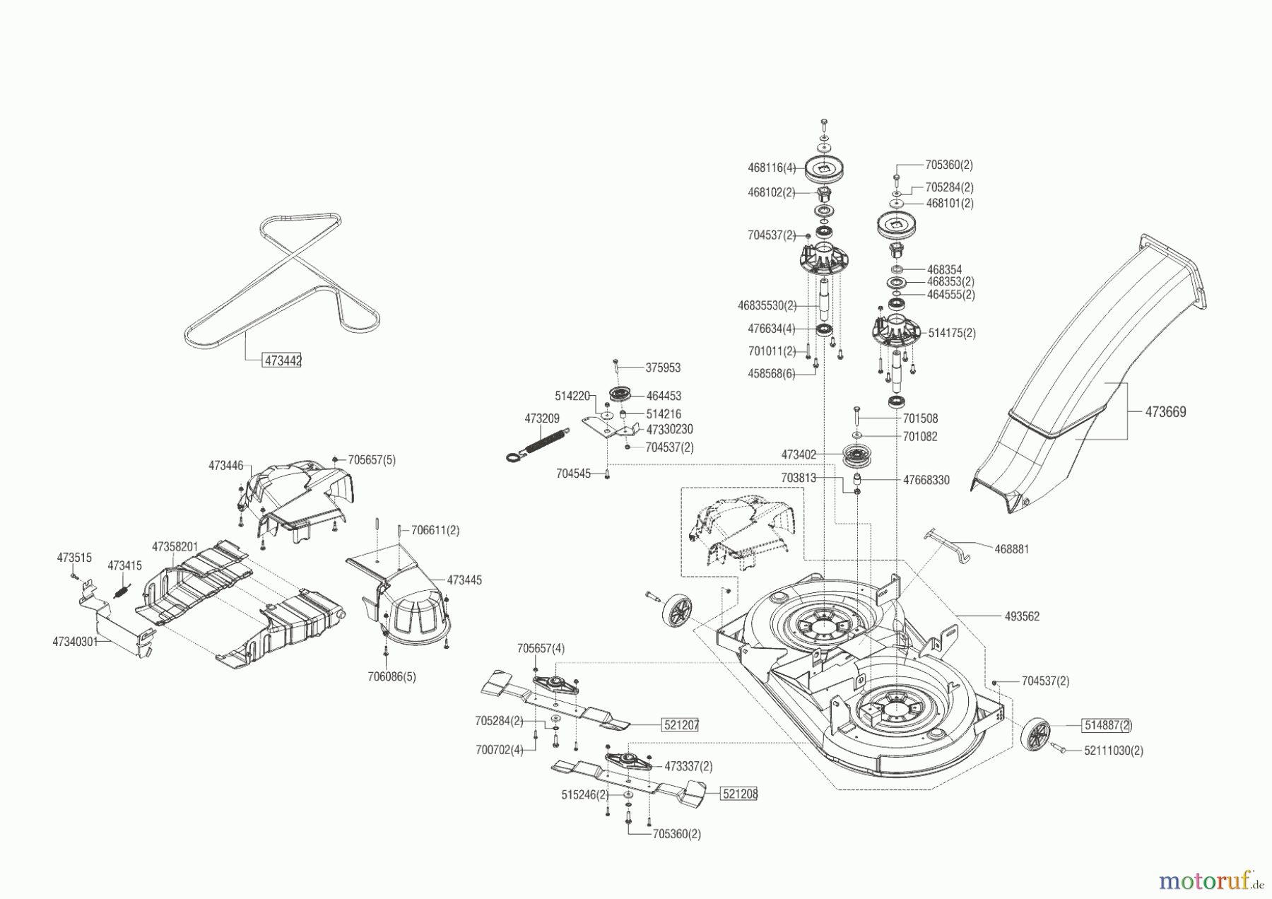  AL-KO Gartentechnik Rasentraktor TRAKTOR 18-103.2 HD COMFORT  09/2021 - 11/2022 Seite 6