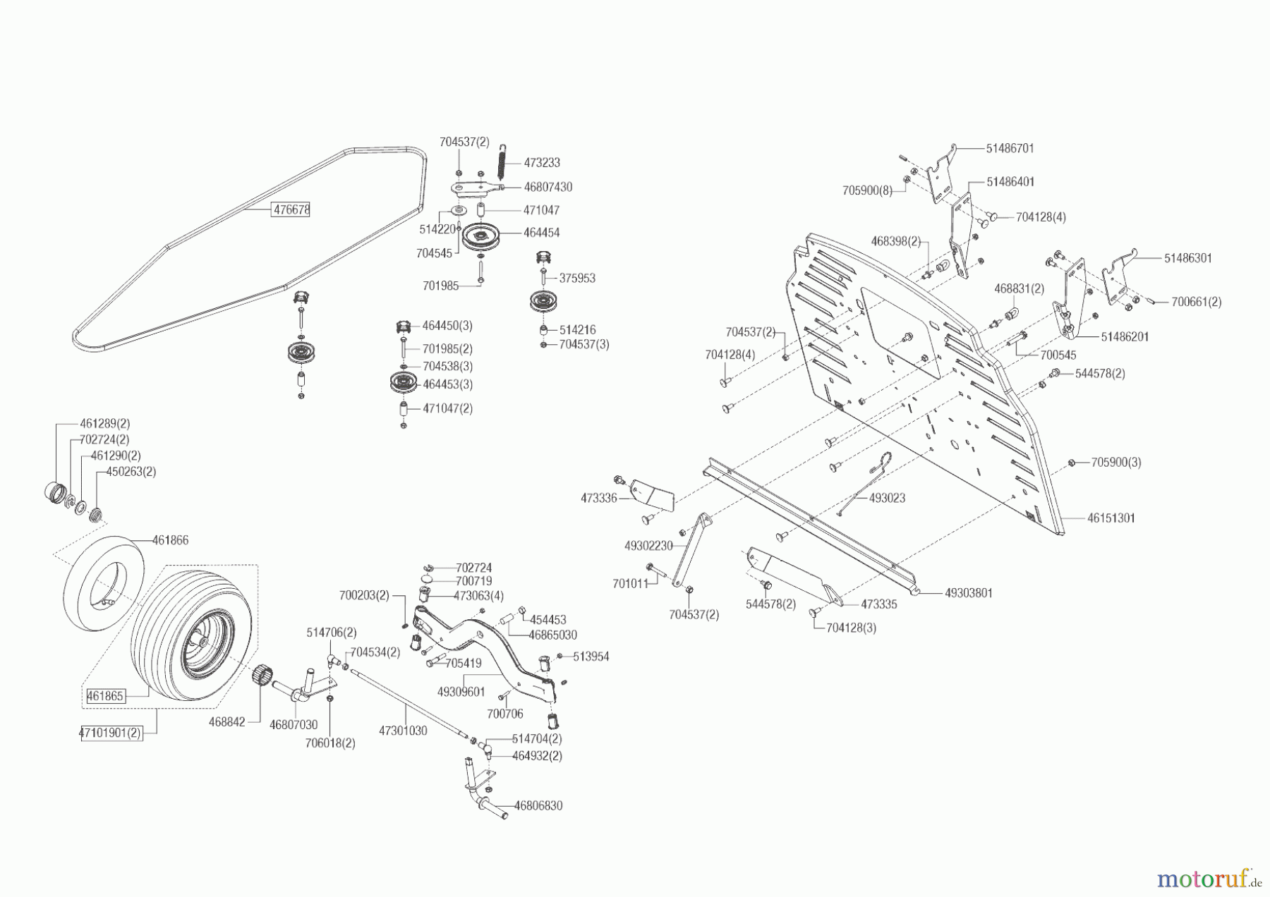  AL-KO Gartentechnik Rasentraktor TRAKTOR 18-103.2 HD COMFORT  11/2022 - 04/2023 Seite 3