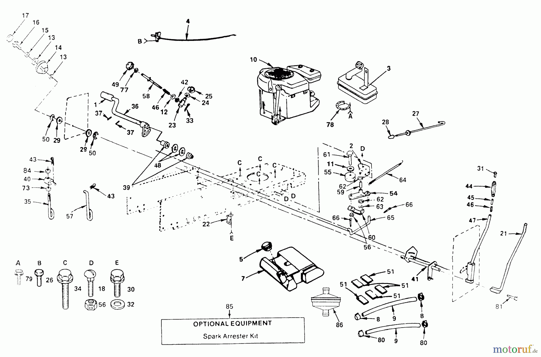Husqvarna Rasen und Garten Traktoren YT 125 (954000041) - Husqvarna Yard Tractor (1990-01 & After) Power And Mechanical Controls Group