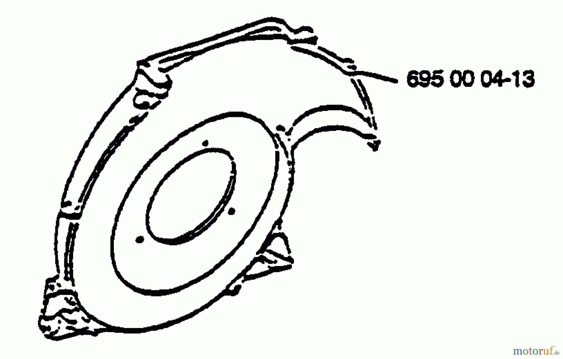  Husqvarna Bläser / Sauger / Häcksler / Mulchgeräte 140 B - Husqvarna Backpack Blower (1996-01 & After) Blower Housing (New Style)