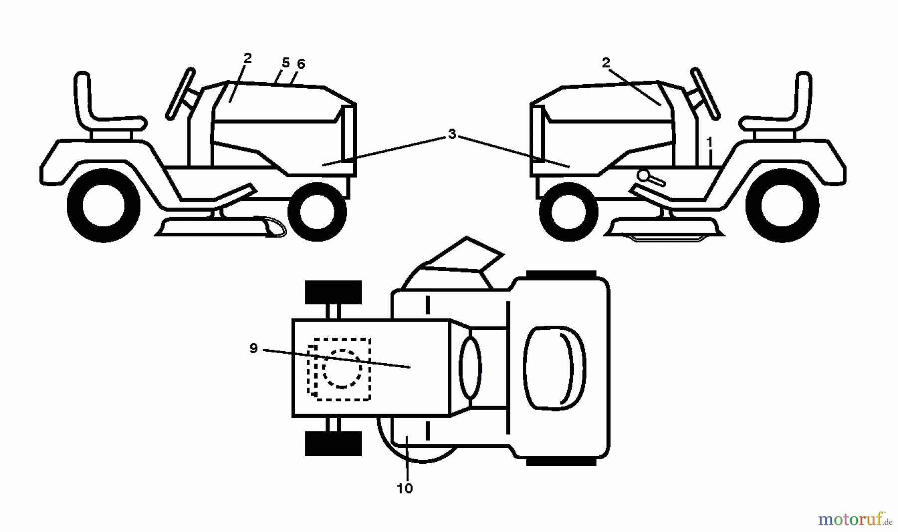  Husqvarna Rasen und Garten Traktoren YTH 24V42LS (96043011500) - Husqvarna Yard Tractor (2010-11 & After) DECALS