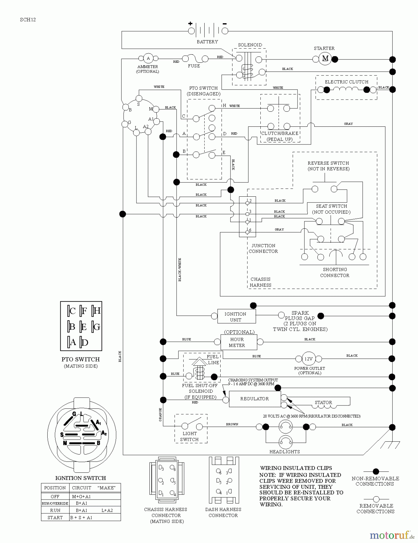  Husqvarna Rasen und Garten Traktoren YT48 LS (96043015601) - Husqvarna Yard Tractor (2013-08) SCHEMATIC