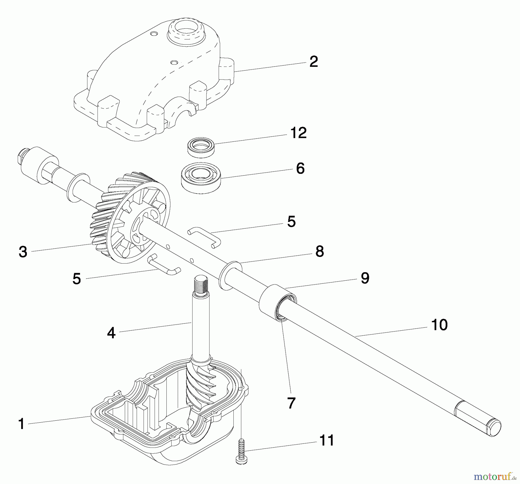  Husqvarna Rasenmäher 55R21 HVL (96145000103) - Husqvarna Walk-Behind Mower (2005-01 & After) Gear Case Assembly - PN 532188294