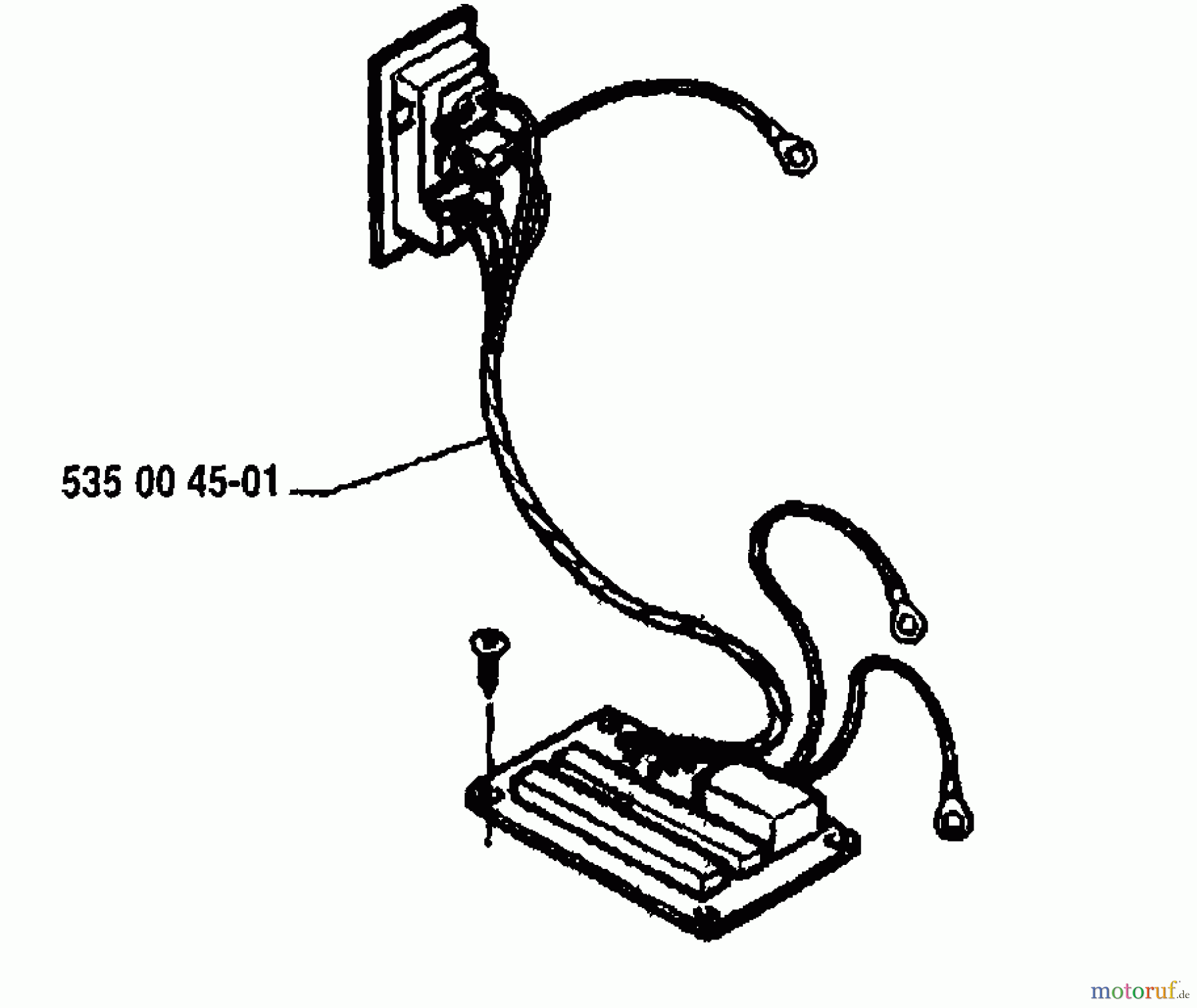  Husqvarna Rasenmäher Master 43 RC - Husqvarna Electric Mower (1994-02 to 1995-10) Electrical