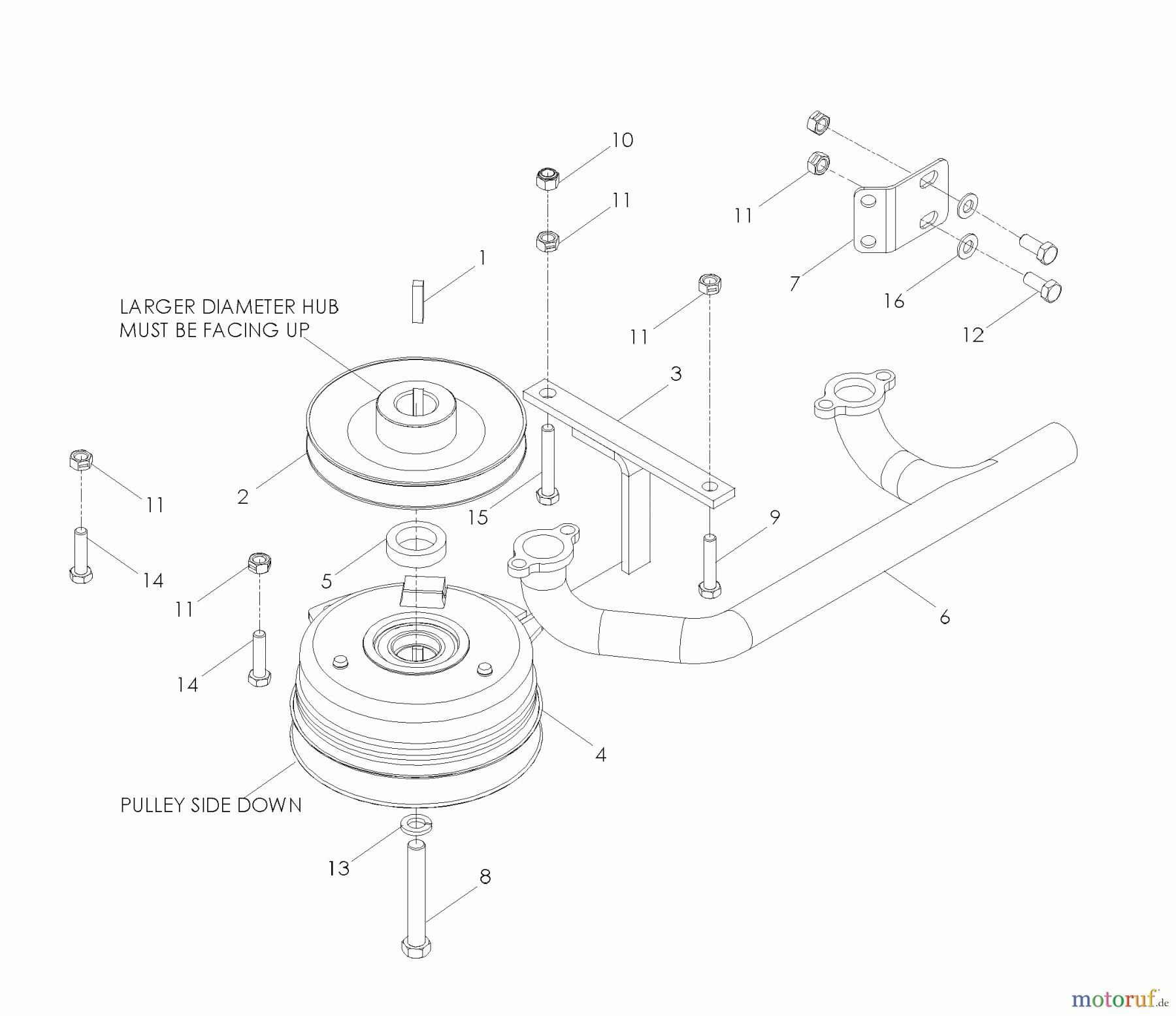  Husqvarna Rasenmäher für Großflächen WH 5221EFQ (968999599) - Husqvarna Wide-Area Walk-Behind Mower (2008-08 & After) Engine (21HP)