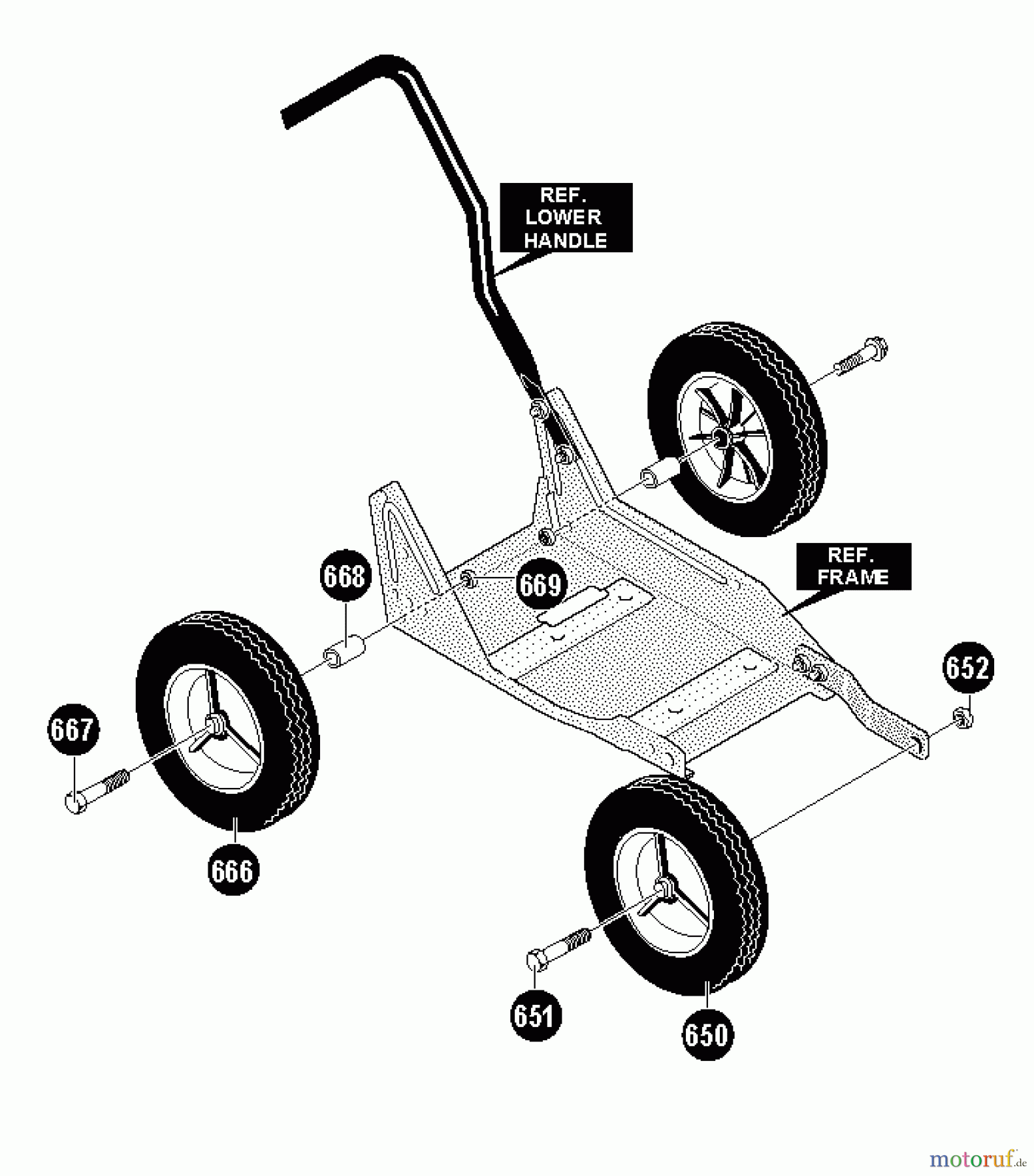  Husqvarna Kantenschneider LE 359 - Husqvarna Walk-Behind Edger (1996-11 to 1998-01) Tire Assy.