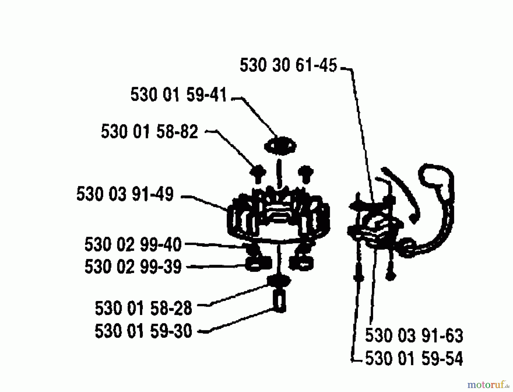  Husqvarna Heckenscheren 18 H - Husqvarna Hedge Trimmer (1994-04 to 1995-07) Ignition/Flywheel