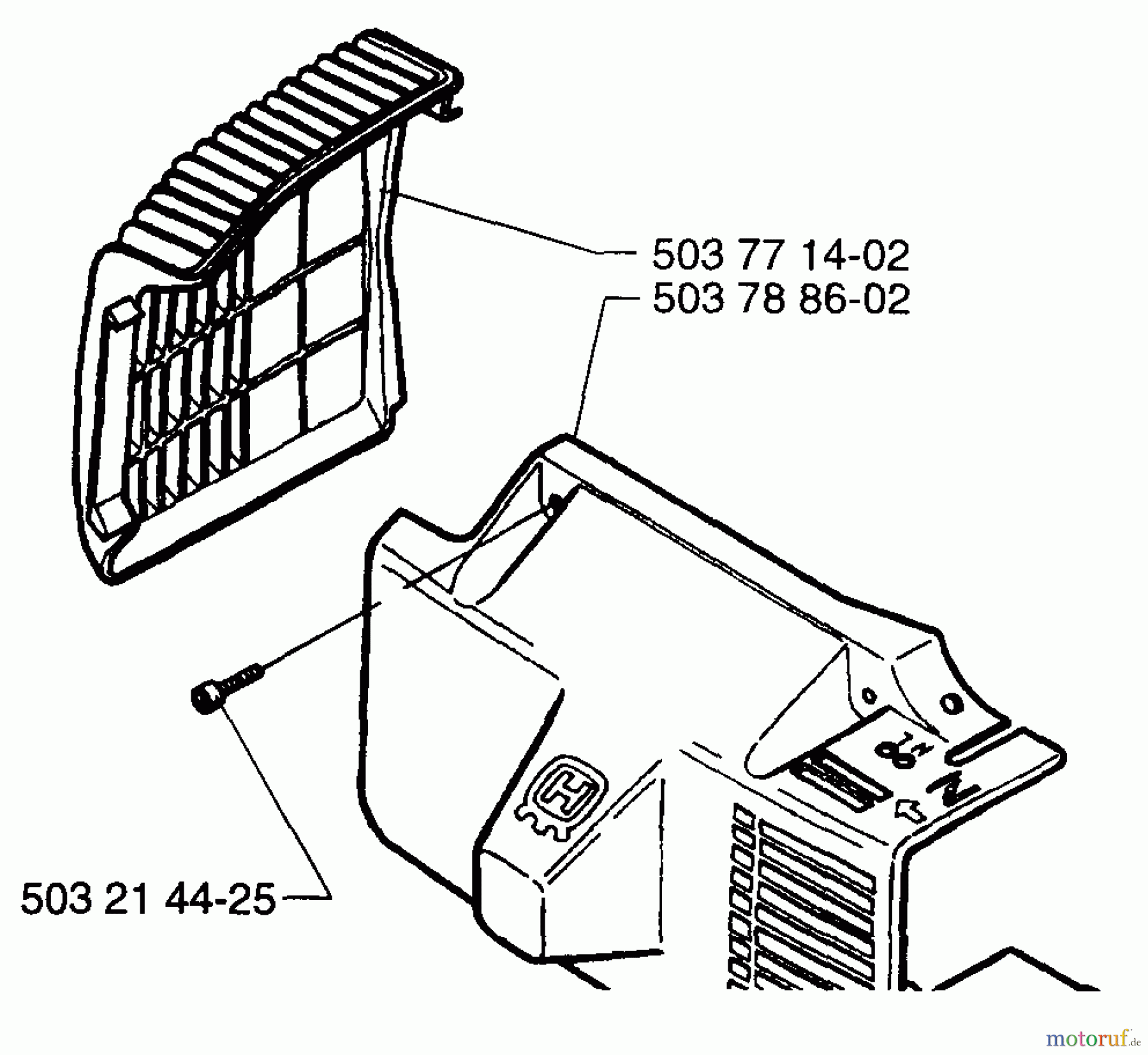  Husqvarna Heckenscheren 225 H - Husqvarna Hedge Trimmer (1997-02 & After) Cover