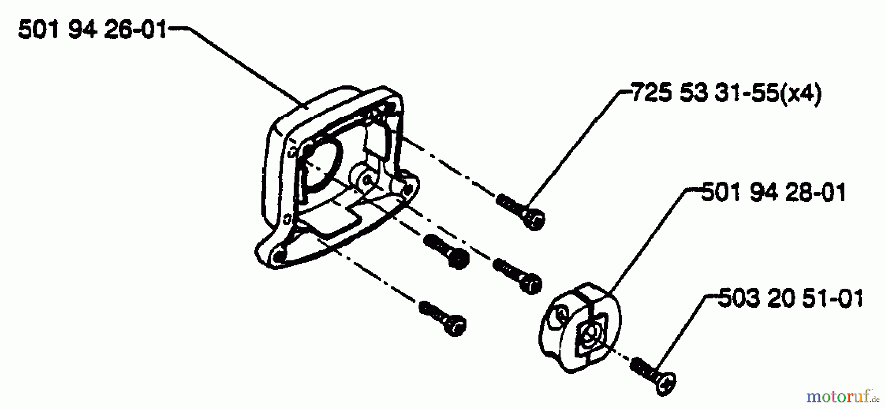  Husqvarna Heckenscheren 25 H - Husqvarna Hedge Trimmer (1993-01 & After) Clutch