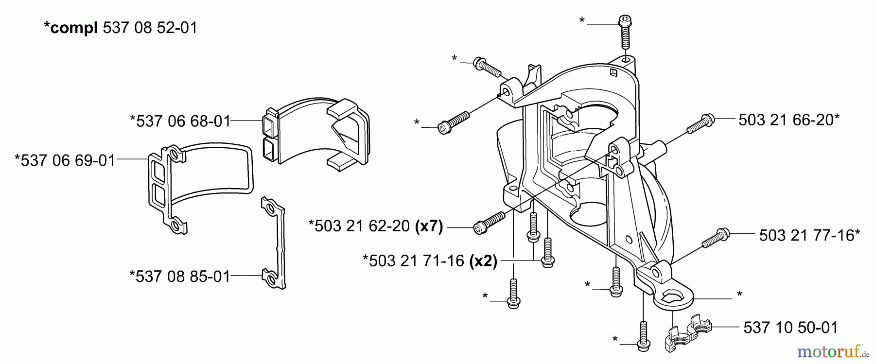  Husqvarna Heckenscheren 326 HS 99X - Husqvarna Hedge Trimmer (2003-01 & After) Crankcase