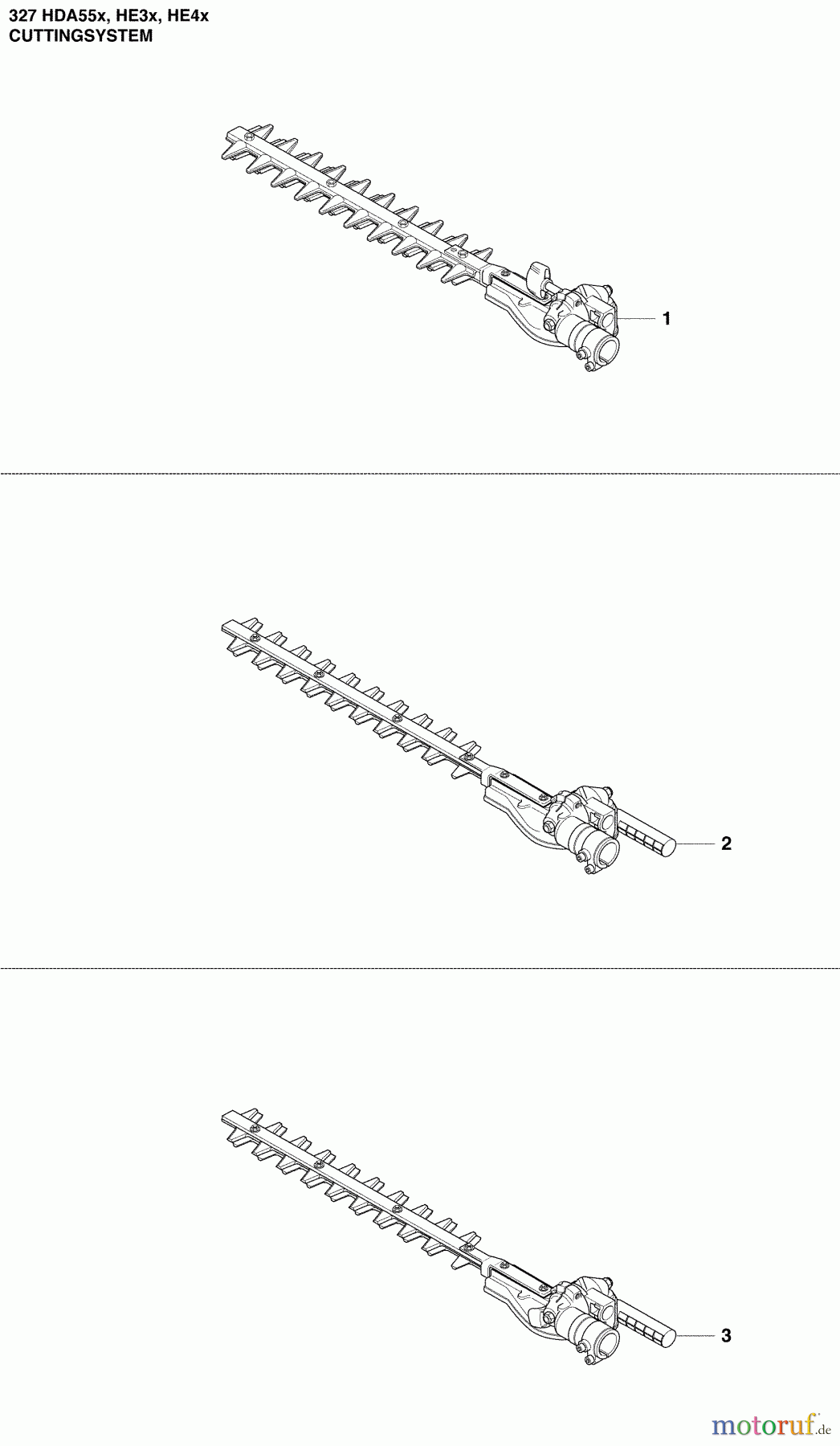  Husqvarna Heckenscheren 327 HDA 65X - Husqvarna Hedge Trimmer (2009-04 & After) Gear