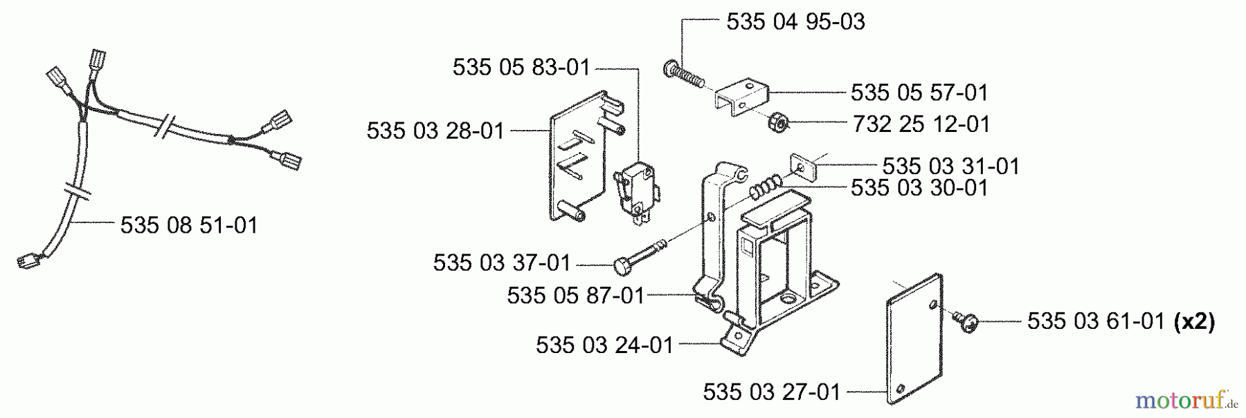  Husqvarna Automower, Mähroboter 953528302 - Husqvarna Auto Mower (2003-04 & After) Collision Sensor