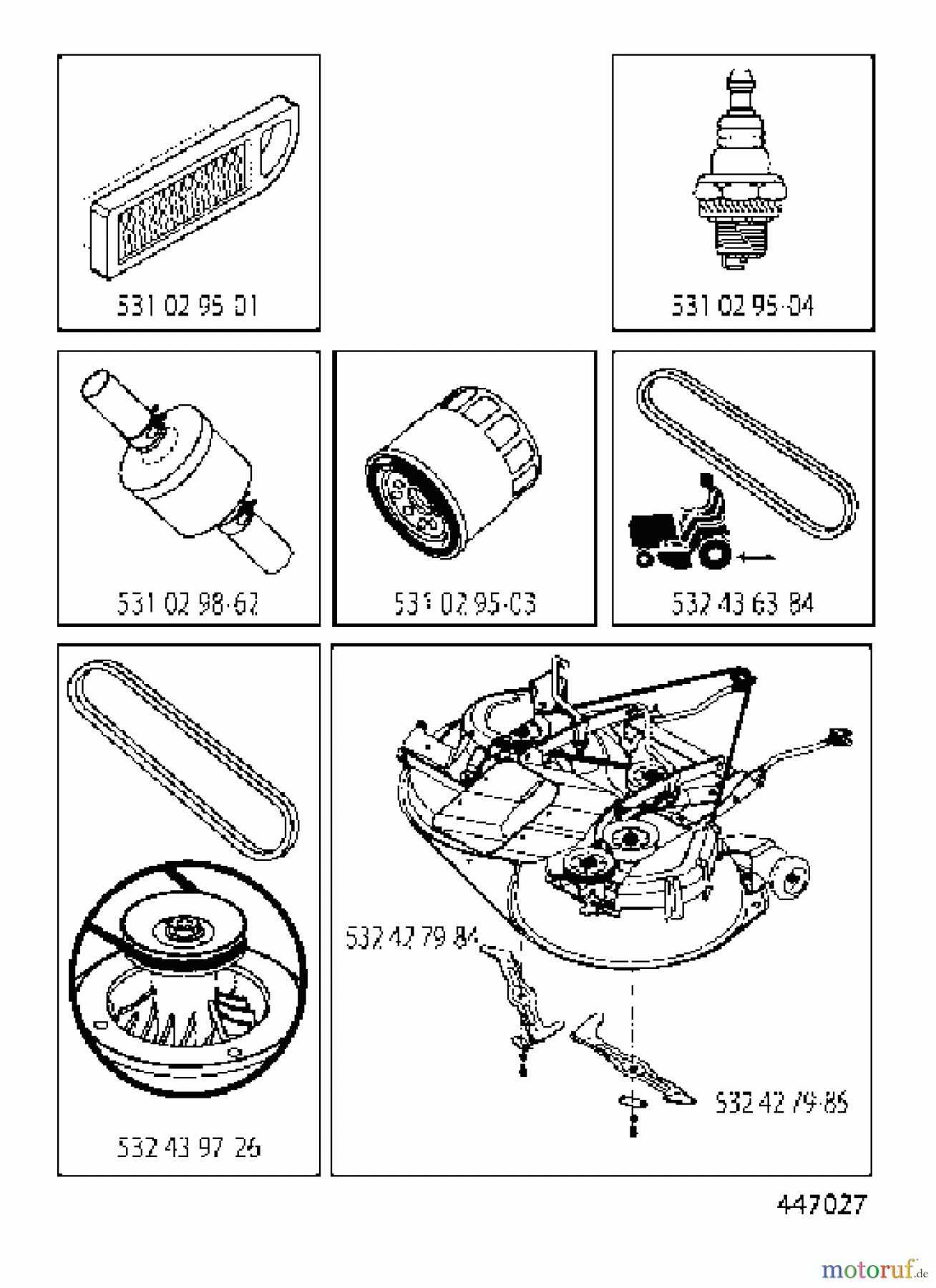  Husqvarna Rasen und Garten Traktoren CT 154 (96051002501) - Husqvarna Lawn Tractor (2012-08 & After) FREQUENTLY USED PARTS