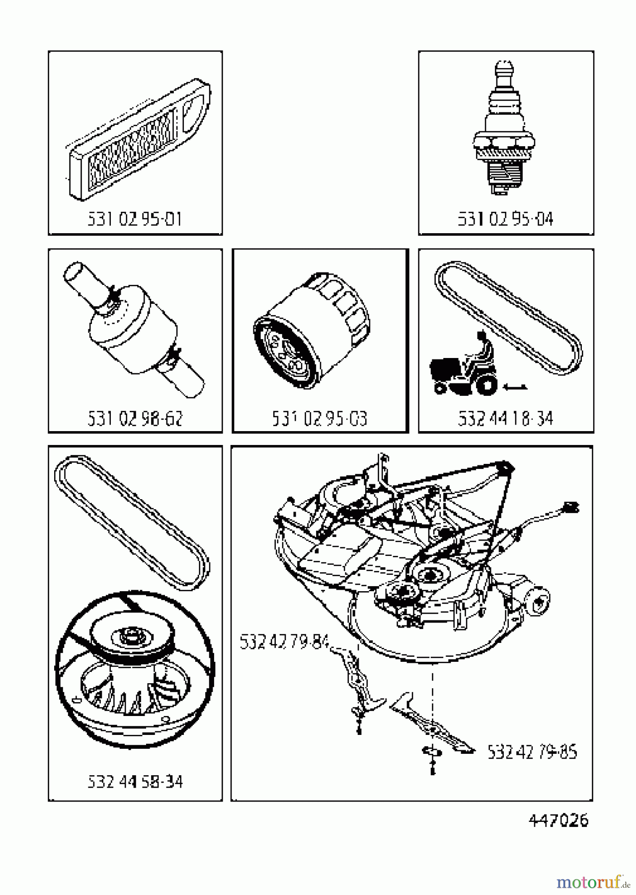  Husqvarna Rasen und Garten Traktoren CTH 174 (96051002801) - Husqvarna Lawn Tractor (2012-06 & After) FREQUENTLY USED PARTS