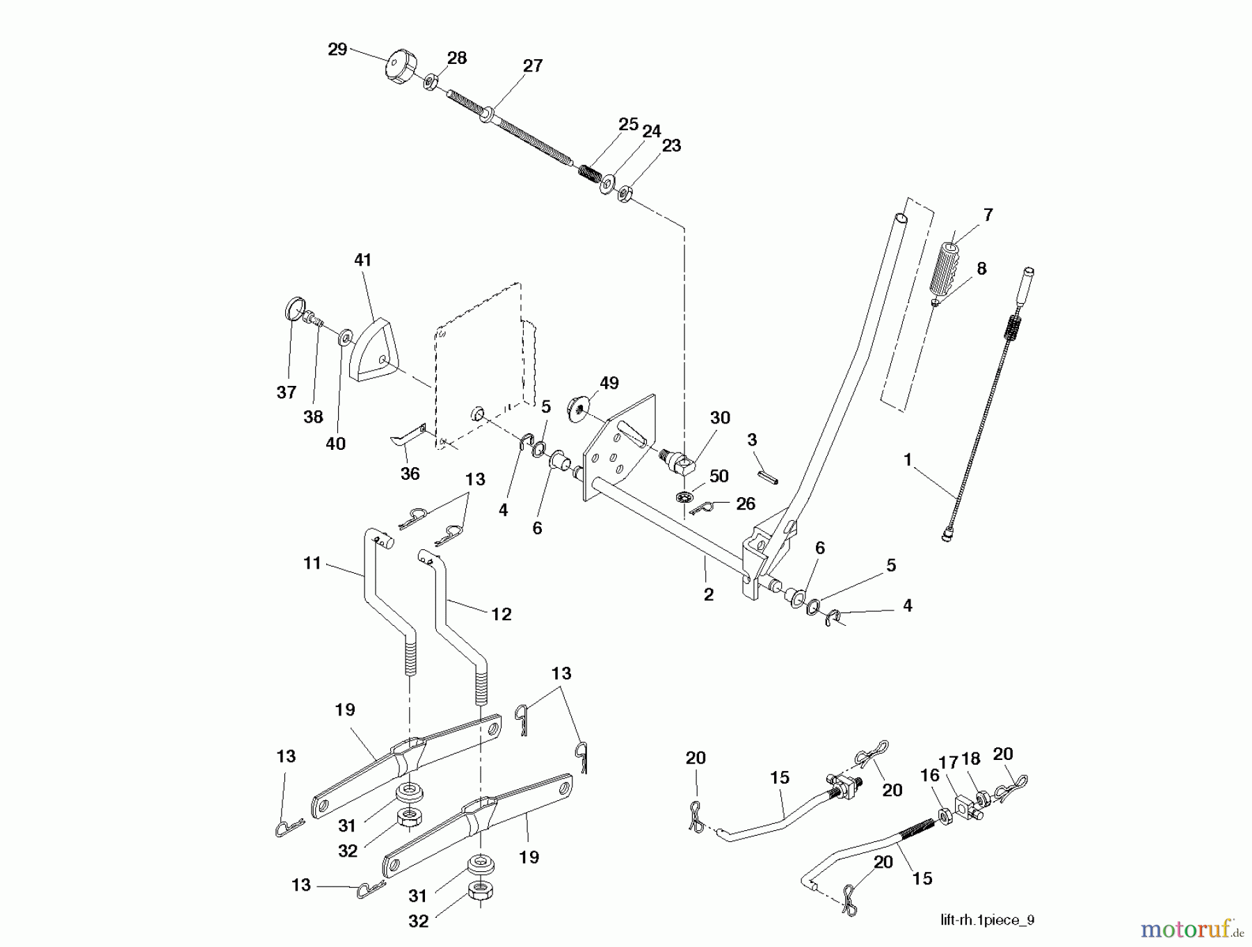  Husqvarna Rasen und Garten Traktoren CTH 2642 (96061033800) - Husqvarna Lawn Tractor (2011-05 & After) MOWER LIFT / DECK LIFT