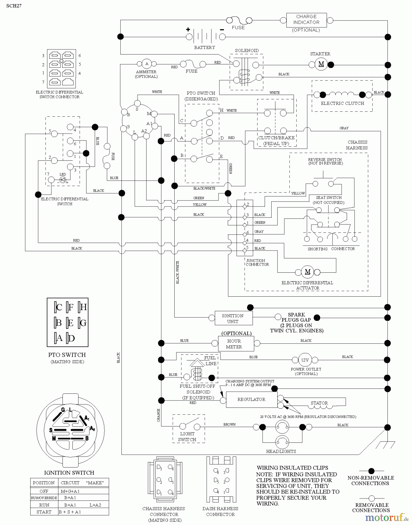  Husqvarna Rasen und Garten Traktoren GT 48XLS (96043016500) - Husqvarna Garden Tractor (2012-11 & After) SCHEMATIC