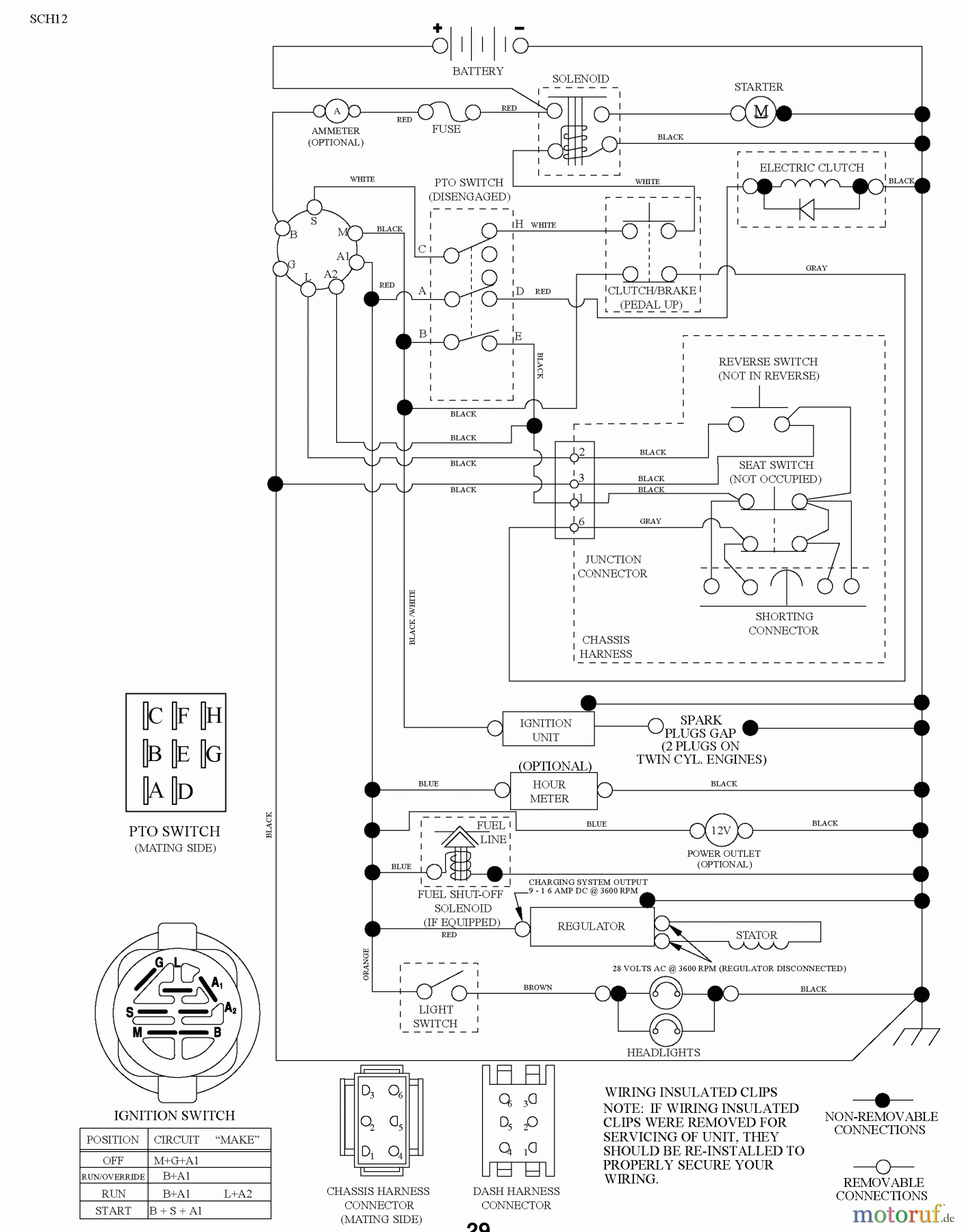  Husqvarna Rasen und Garten Traktoren GTH 26V48LS (96043009000) - Husqvarna Garden Tractor (2009-12 & After) Schematic