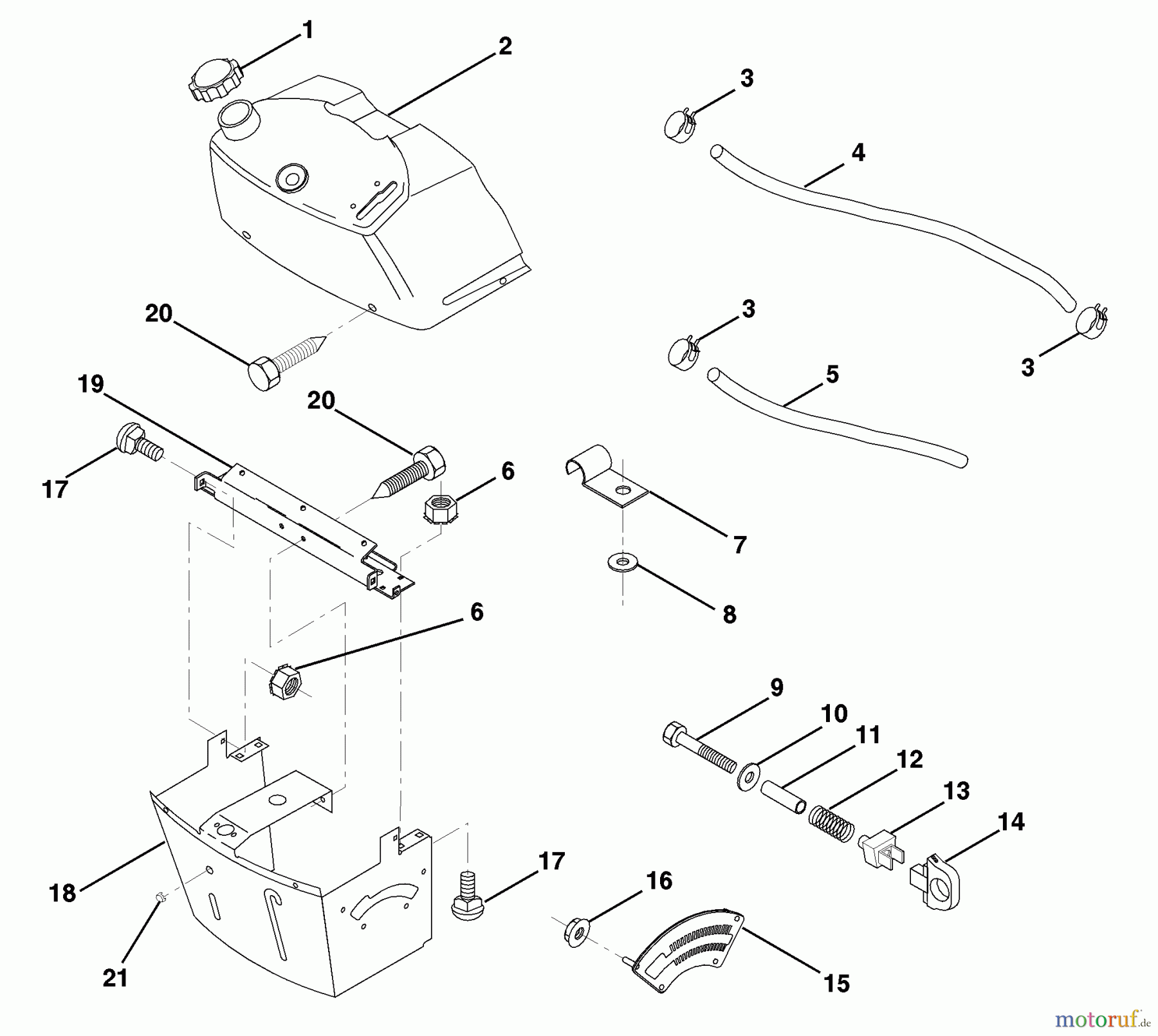  Husqvarna Rasen und Garten Traktoren LR 121 (954140001B) - Husqvarna Lawn Tractor (1997-12 & After) Dash