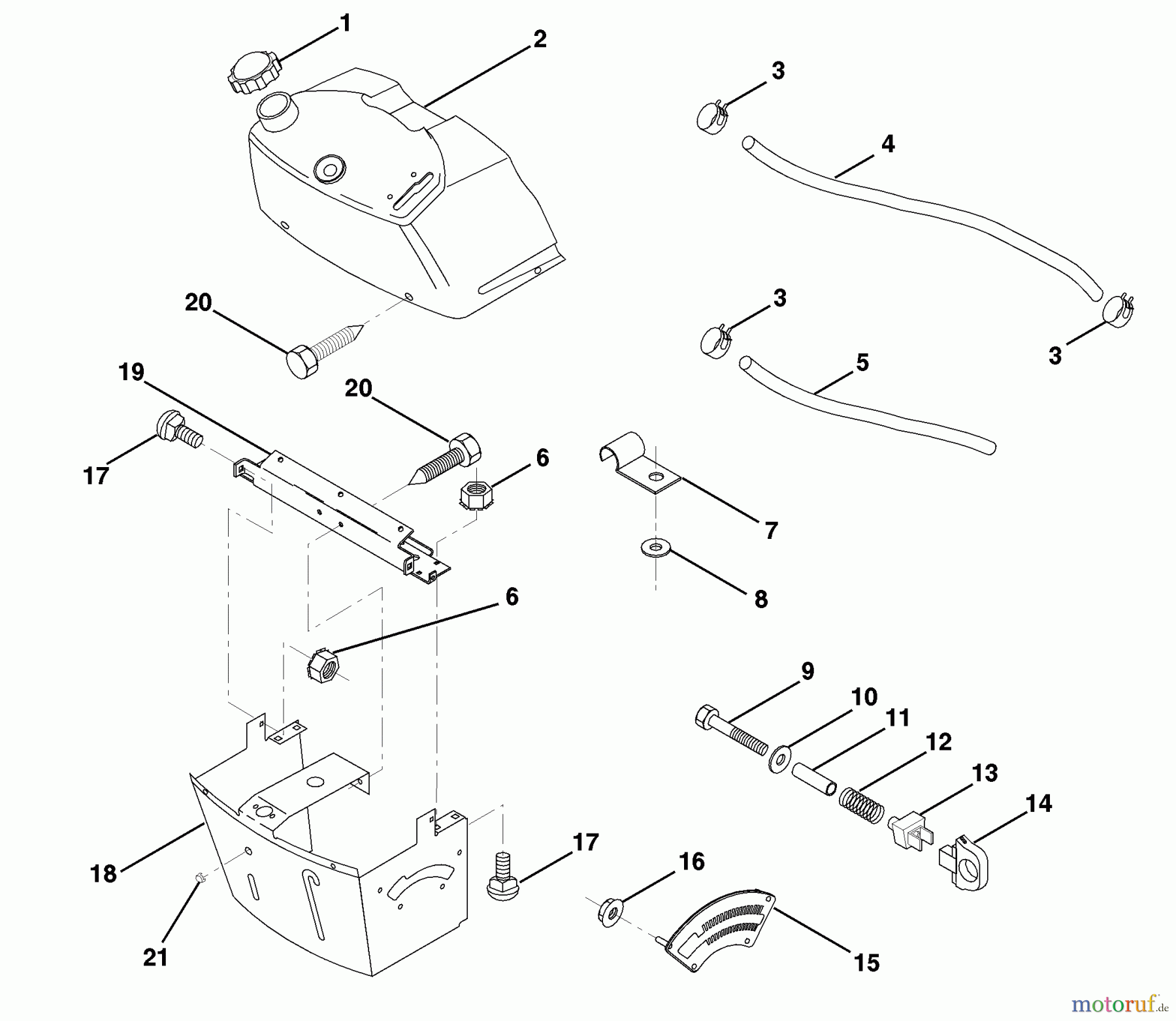  Husqvarna Rasen und Garten Traktoren LR 121 (954140001B) - Husqvarna Lawn Tractor (1998-02 & After) Dash