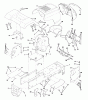 Husqvarna LTH 125 (954000782) (HC125H42A) - Lawn Tractor (1994-01 & After) Ersatzteile Chassis And Enclosures