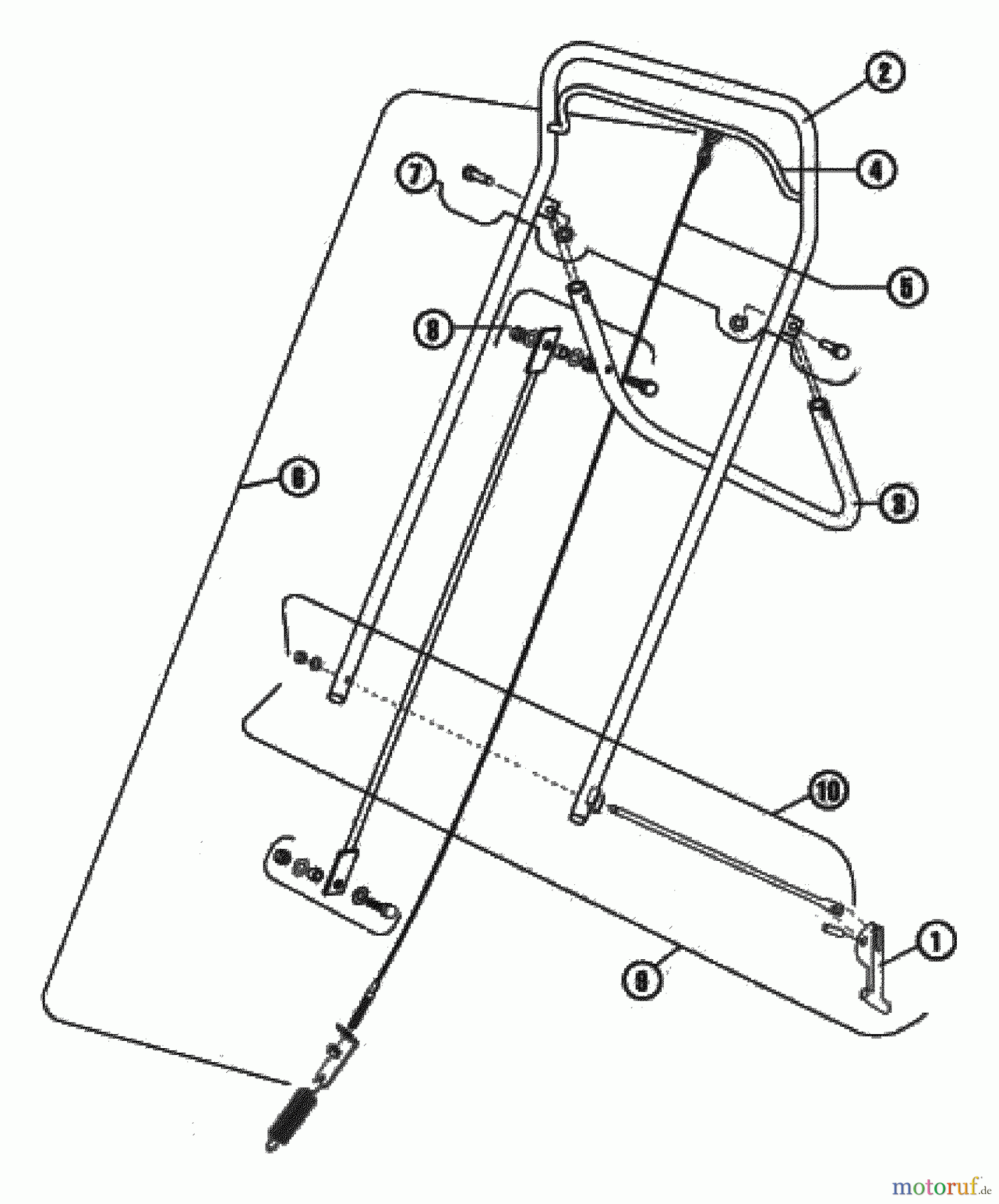  Husqvarna Belüfter / Vertikutierer / Rechen AR 19 - Husqvarna Aerator (2003-08 & After) Handle And Control