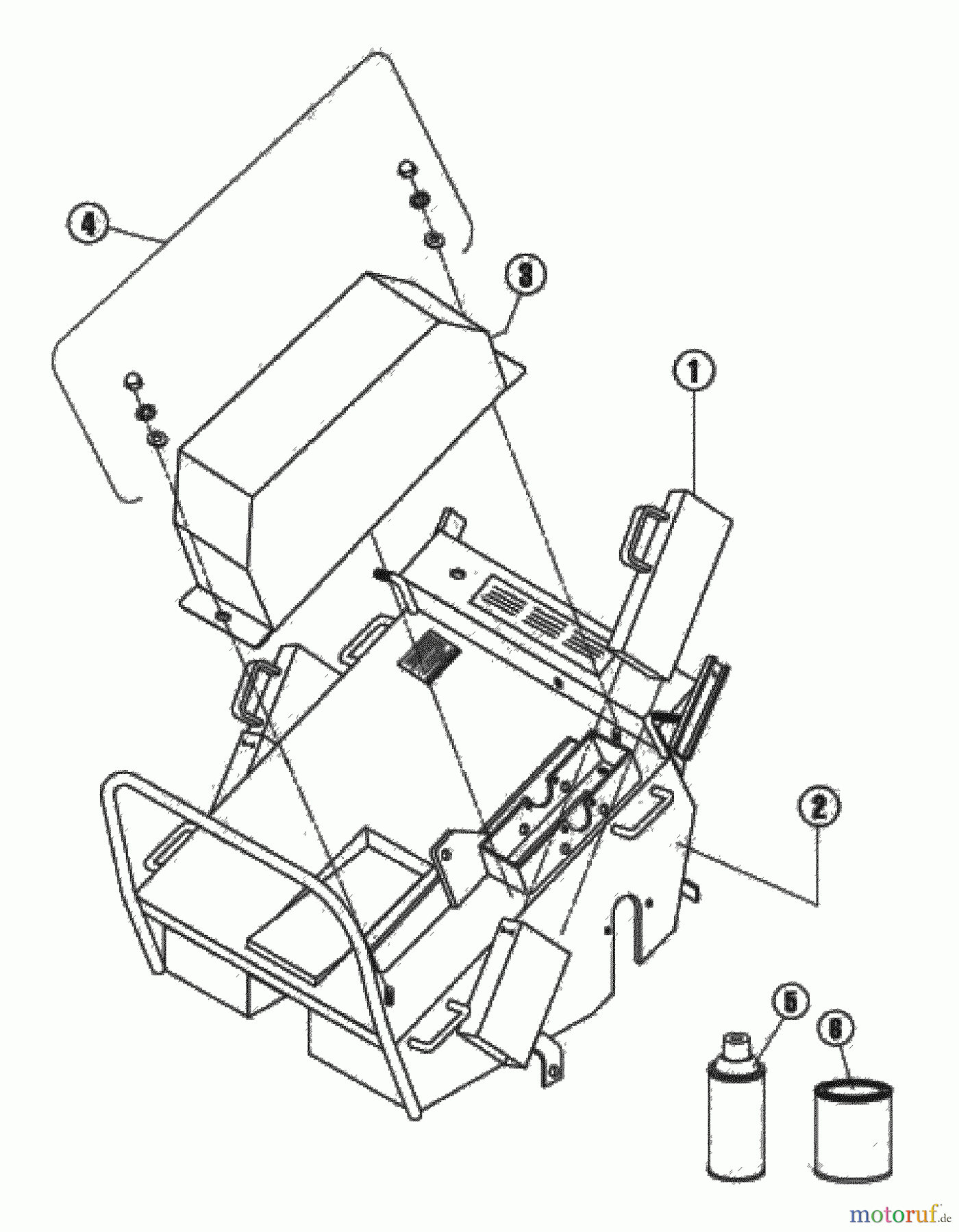  Husqvarna Belüfter / Vertikutierer / Rechen AR 19 - Husqvarna Aerator (2003-08 & After) Main Frame