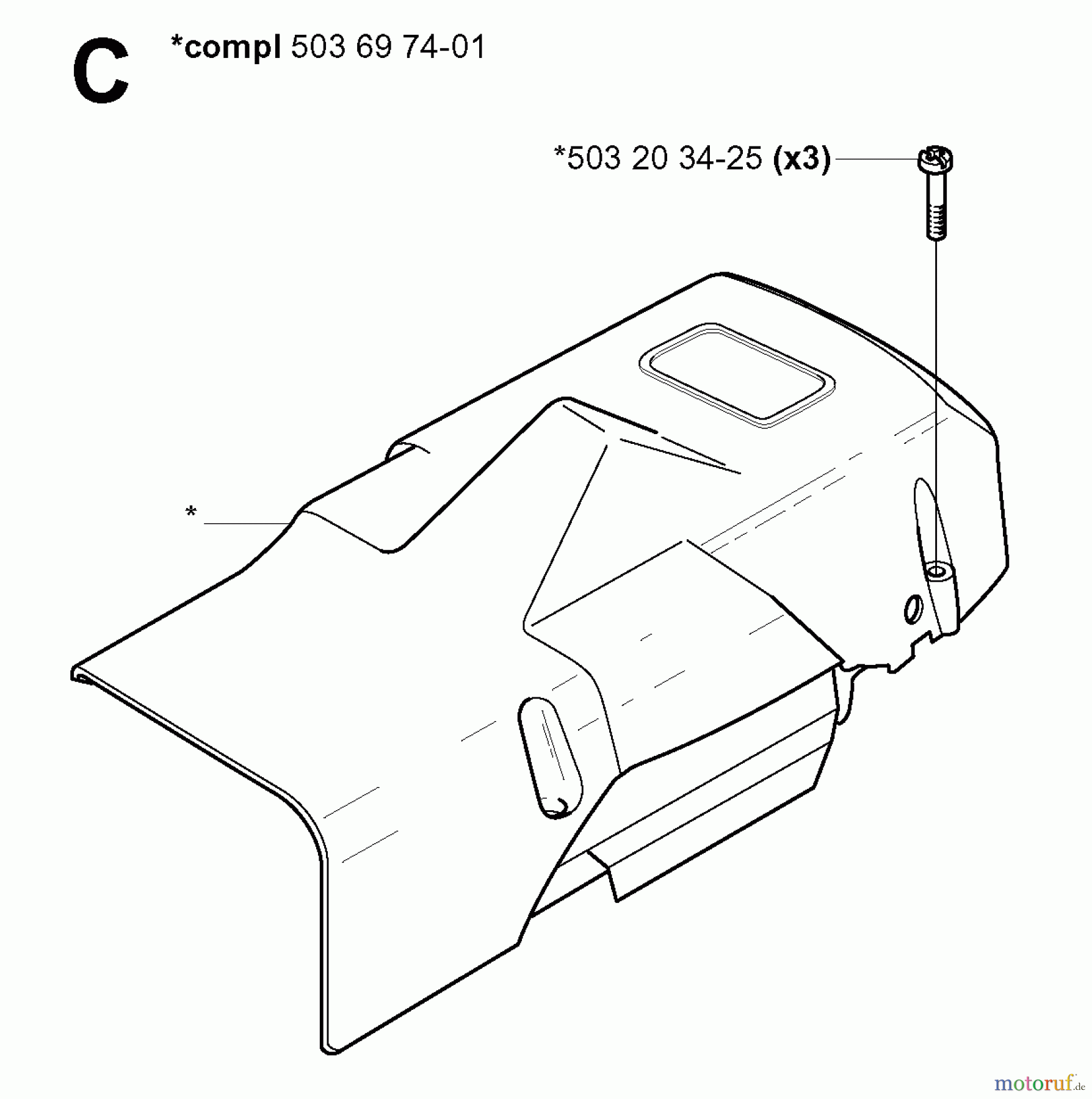  Jonsered Motorsägen CS2165 - Jonsered Chainsaw (2003-06) COVER