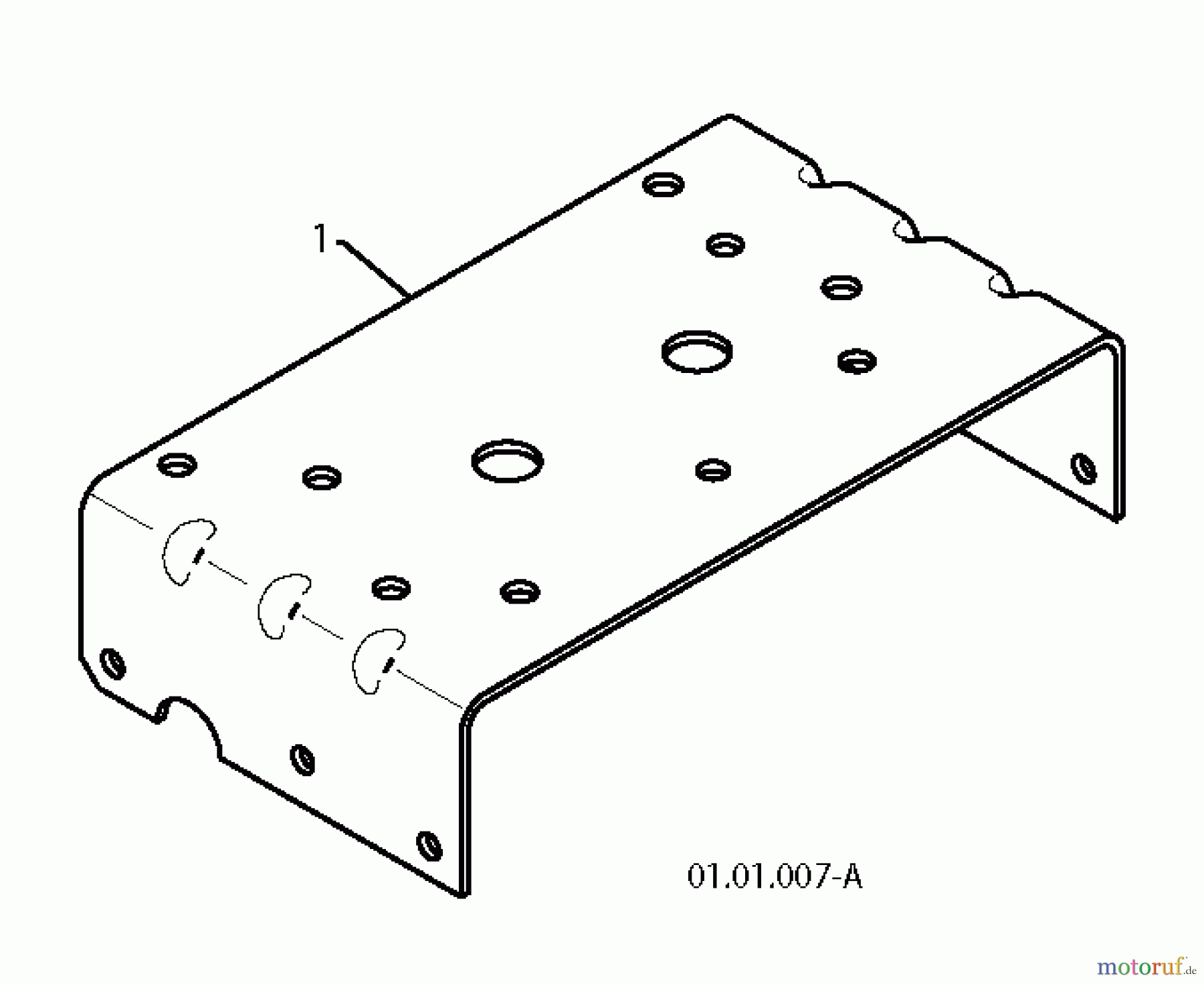  Jonsered Schneefräsen ST 2109 E (96191004000) - Jonsered Snow Thrower (2010-06) ENGINE PLATE