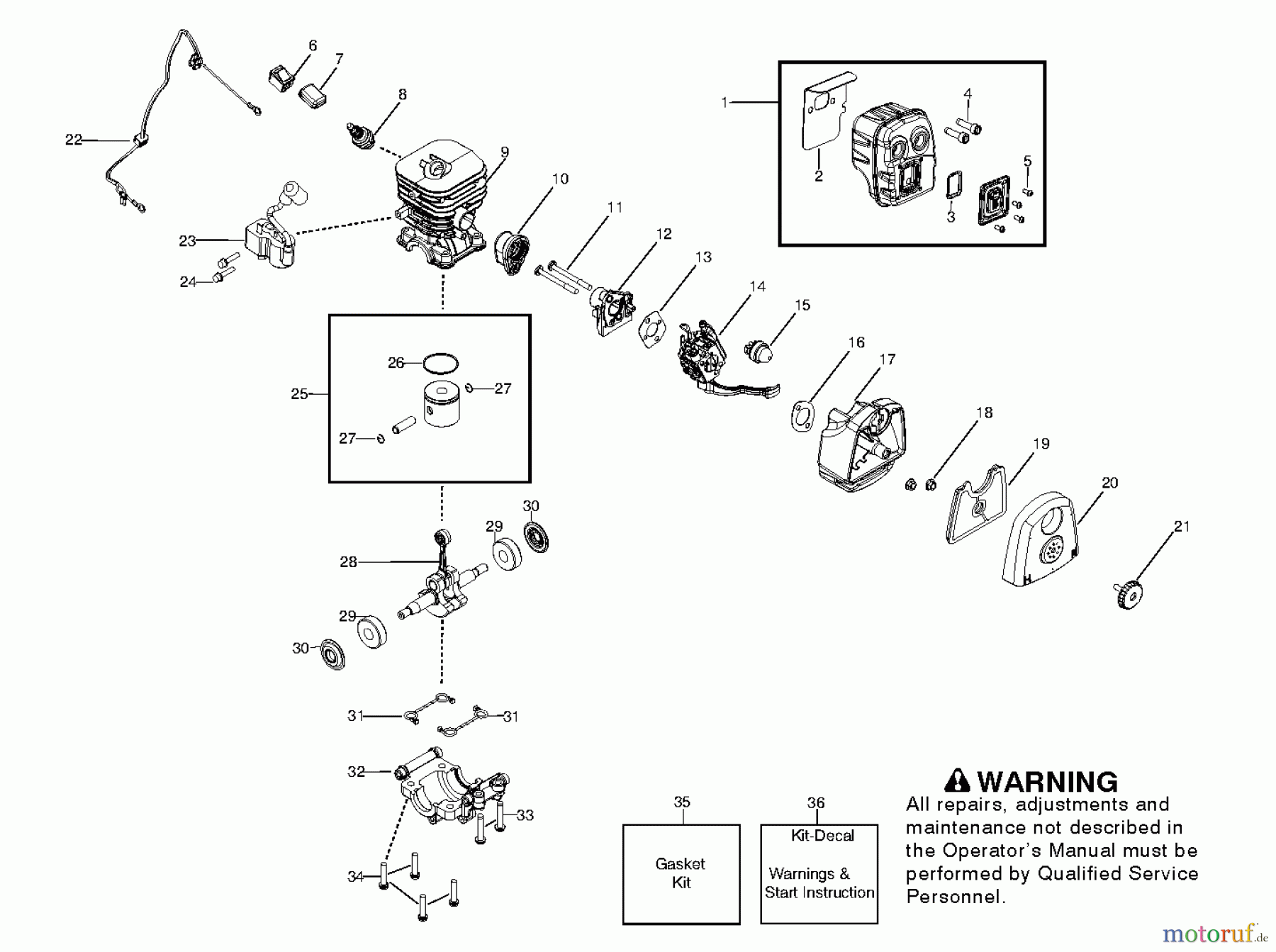  Jonsered Sonstiges BV2126 - Jonsered Blower/Vacuum (2010-06) ENGINE