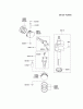 Kawasaki Motoren FA210V - AS02 bis FH641V - DS24 FD590V-AS05 - Kawasaki FD590V 4-Stroke Engine Ersatzteile PISTON/CRANKSHAFT