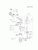 Kawasaki Motoren FA210V - AS02 bis FH641V - DS24 FD590V-CS09 - Kawasaki FD590V 4-Stroke Engine Ersatzteile PISTON/CRANKSHAFT