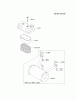 Kawasaki Motoren FA210V - AS02 bis FH641V - DS24 FD611V-CS00 - Kawasaki FD611V 4-Stroke Engine Ersatzteile AIR-FILTER/MUFFLER