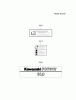 Kawasaki Motoren FA210V - AS02 bis FH641V - DS24 FD731V-AS08 - Kawasaki FD731V 4-Stroke Engine Ersatzteile LABEL