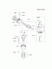 Kawasaki Motoren FA210V - AS02 bis FH641V - DS24 FD731V-CS03 - Kawasaki FD731V 4-Stroke Engine Ersatzteile PISTON/CRANKSHAFT