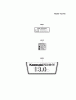 Kawasaki Motoren FA210V - AS02 bis FH641V - DS24 FH381V-AW00 - Kawasaki FH381V 4-Stroke Engine Ersatzteile LABEL