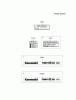 Kawasaki Motoren FA210V - AS02 bis FH641V - DS24 FH381V-DS20 - Kawasaki FH381V 4-Stroke Engine Ersatzteile LABEL