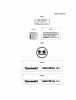 Kawasaki Motoren FA210V - AS02 bis FH641V - DS24 FH381V-DS21 - Kawasaki FH381V 4-Stroke Engine Ersatzteile LABEL