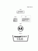 Kawasaki Motoren FA210V - AS02 bis FH641V - DS24 FH381V-ES04 - Kawasaki FH381V 4-Stroke Engine Ersatzteile LABEL