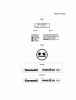 Kawasaki Motoren FA210V - AS02 bis FH641V - DS24 FH430V-BS34 - Kawasaki FH430V 4-Stroke Engine Ersatzteile LABEL