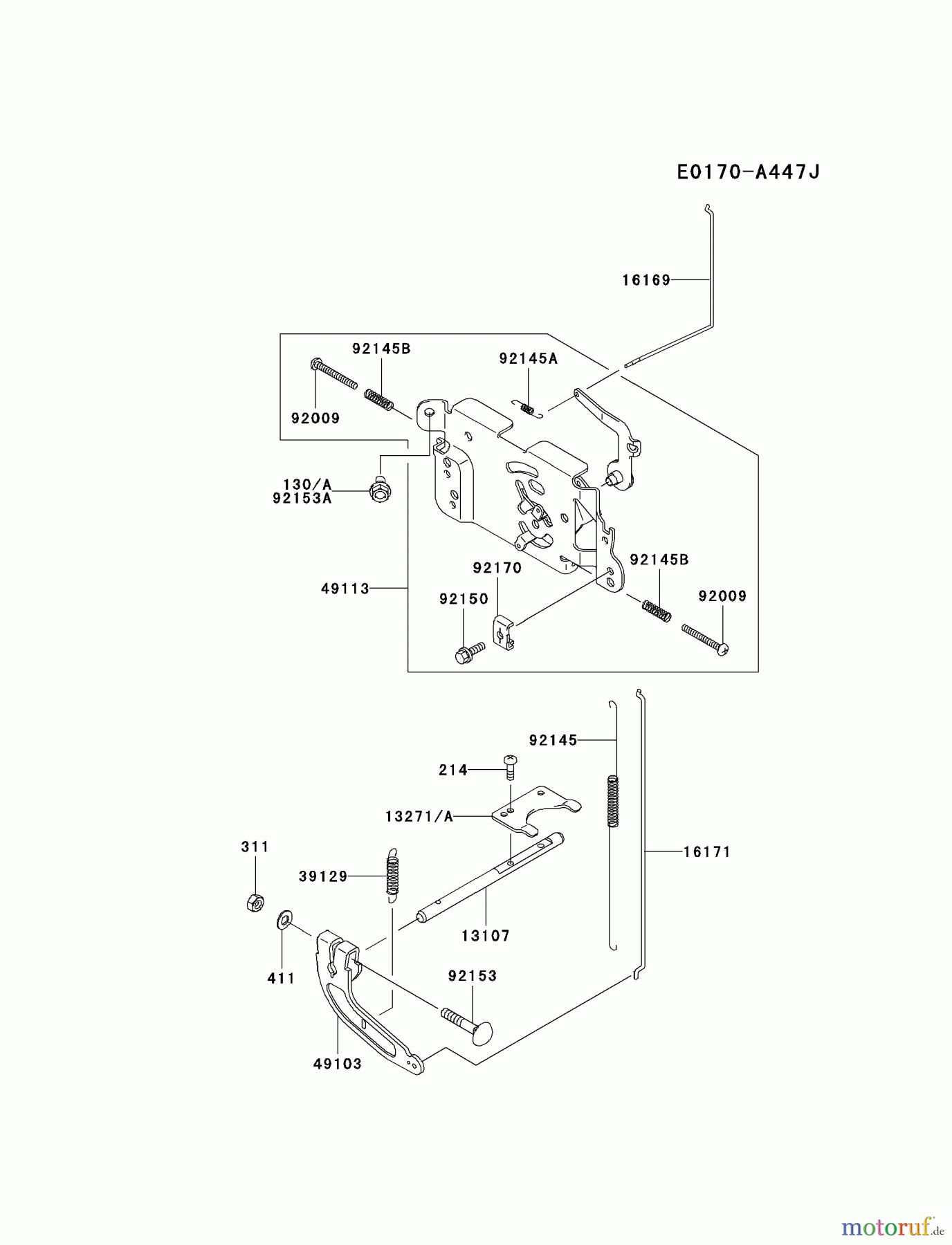  Kawasaki Motoren Motoren Vertikal FA210V - AS02 bis FH641V - DS24 FH430V-CS05 - Kawasaki FH430V 4-Stroke Engine CONTROL-EQUIPMENT