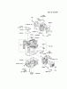Kawasaki Motoren FA210V - AS02 bis FH641V - DS24 FH381V-CS11 - Kawasaki FH381V 4-Stroke Engine Ersatzteile CYLINDER/CRANKCASE