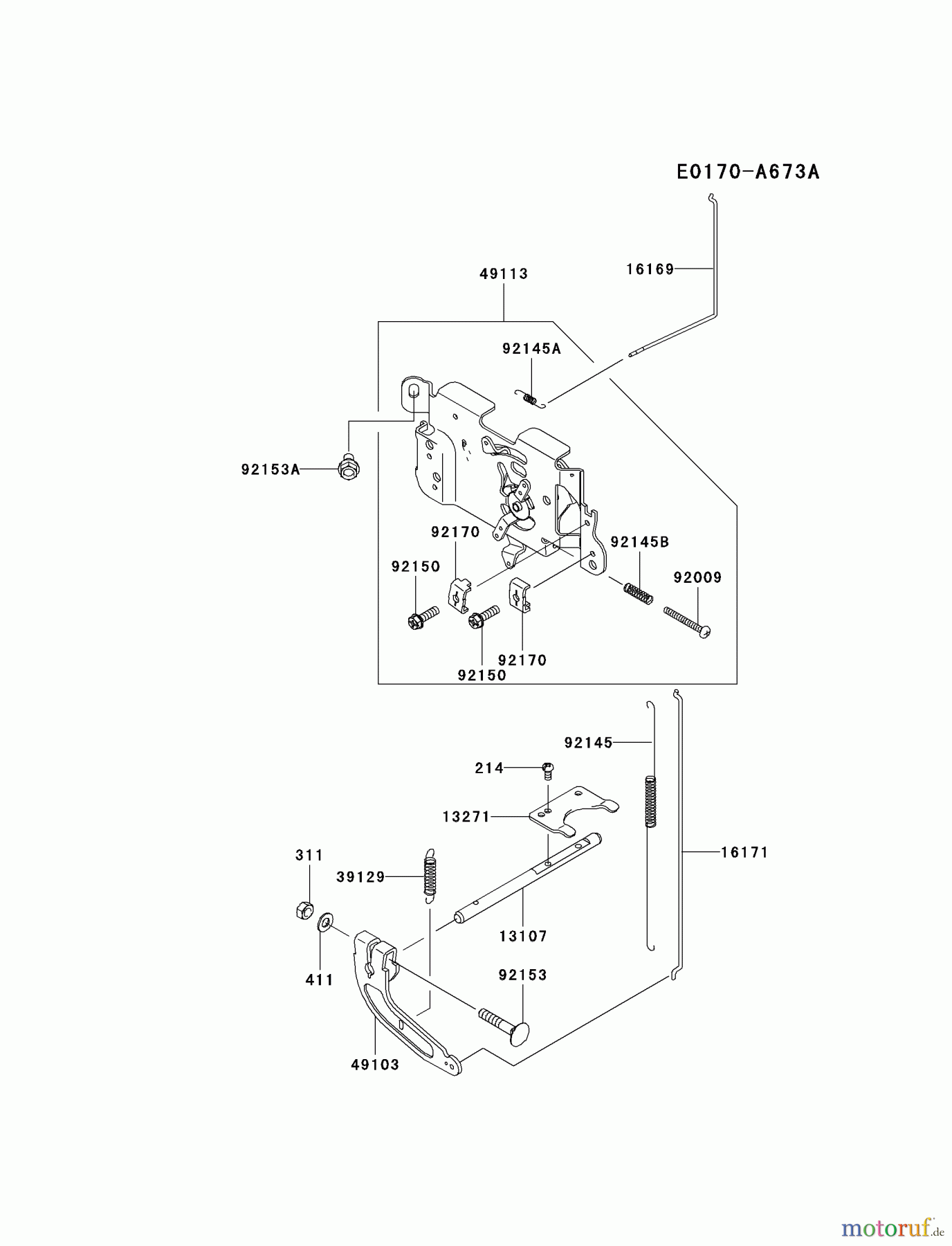  Kawasaki Motoren Motoren Vertikal FA210V - AS02 bis FH641V - DS24 FH430V-ES24 - Kawasaki FH430V 4-Stroke Engine CONTROL-EQUIPMENT