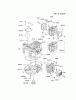 Kawasaki Motoren FA210V - AS02 bis FH641V - DS24 FH451V-AS10 - Kawasaki FH451V 4-Stroke Engine Ersatzteile CYLINDER/CRANKCASE
