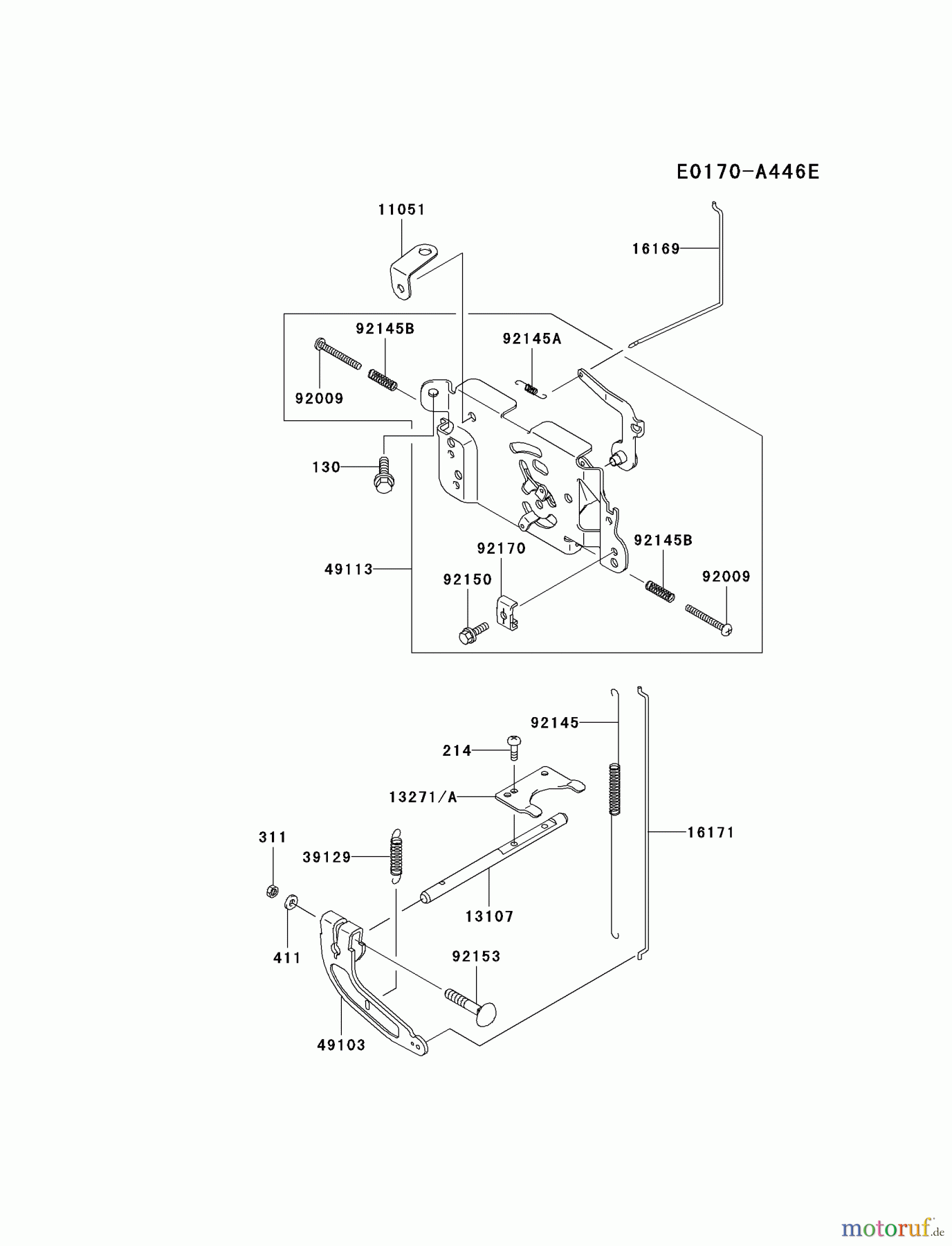  Kawasaki Motoren Motoren Vertikal FA210V - AS02 bis FH641V - DS24 FH451V-BS10 - Kawasaki FH451V 4-Stroke Engine CONTROL-EQUIPMENT