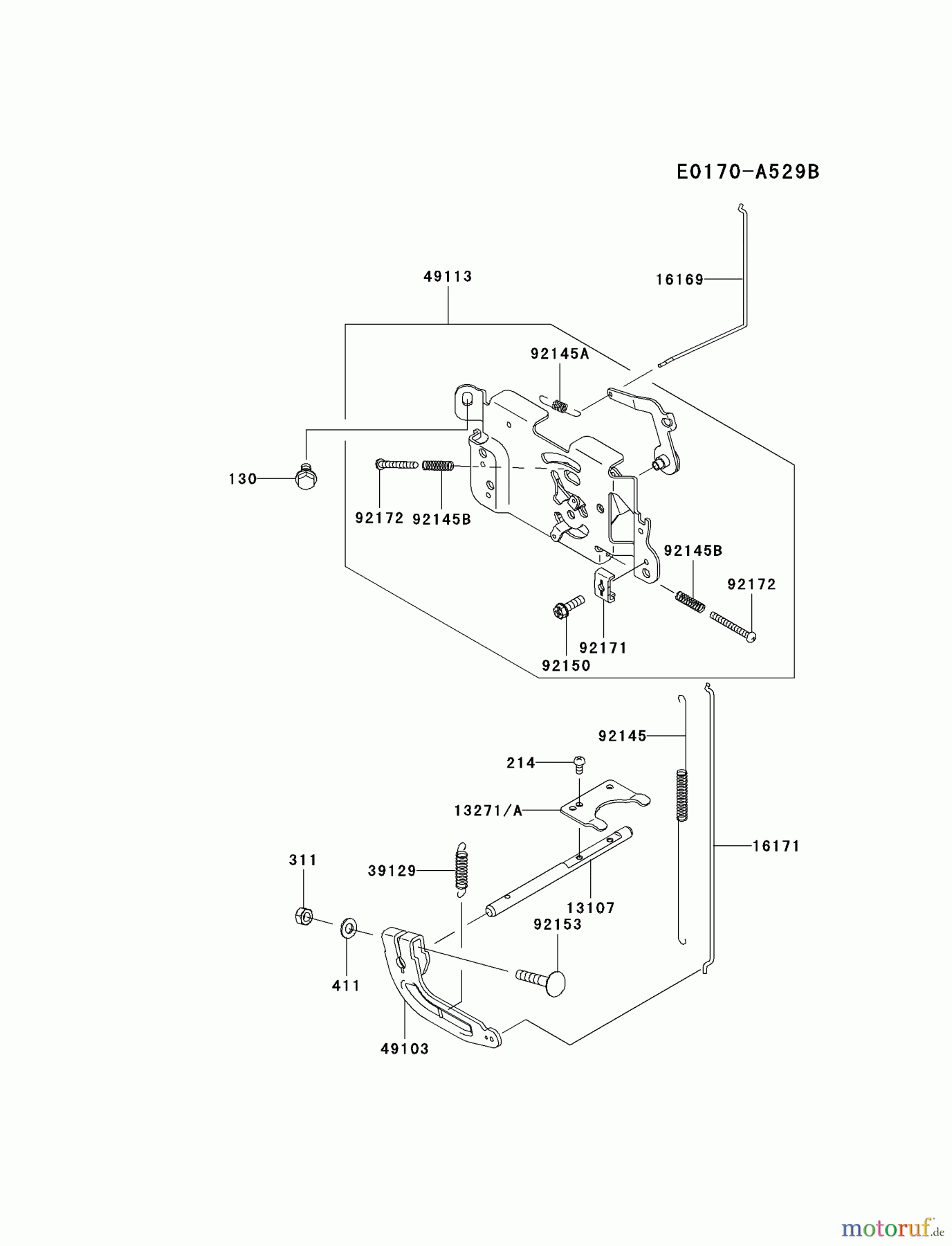  Kawasaki Motoren Motoren Vertikal FA210V - AS02 bis FH641V - DS24 FH480V-BS23 - Kawasaki FH480V 4-Stroke Engine CONTROL-EQUIPMENT