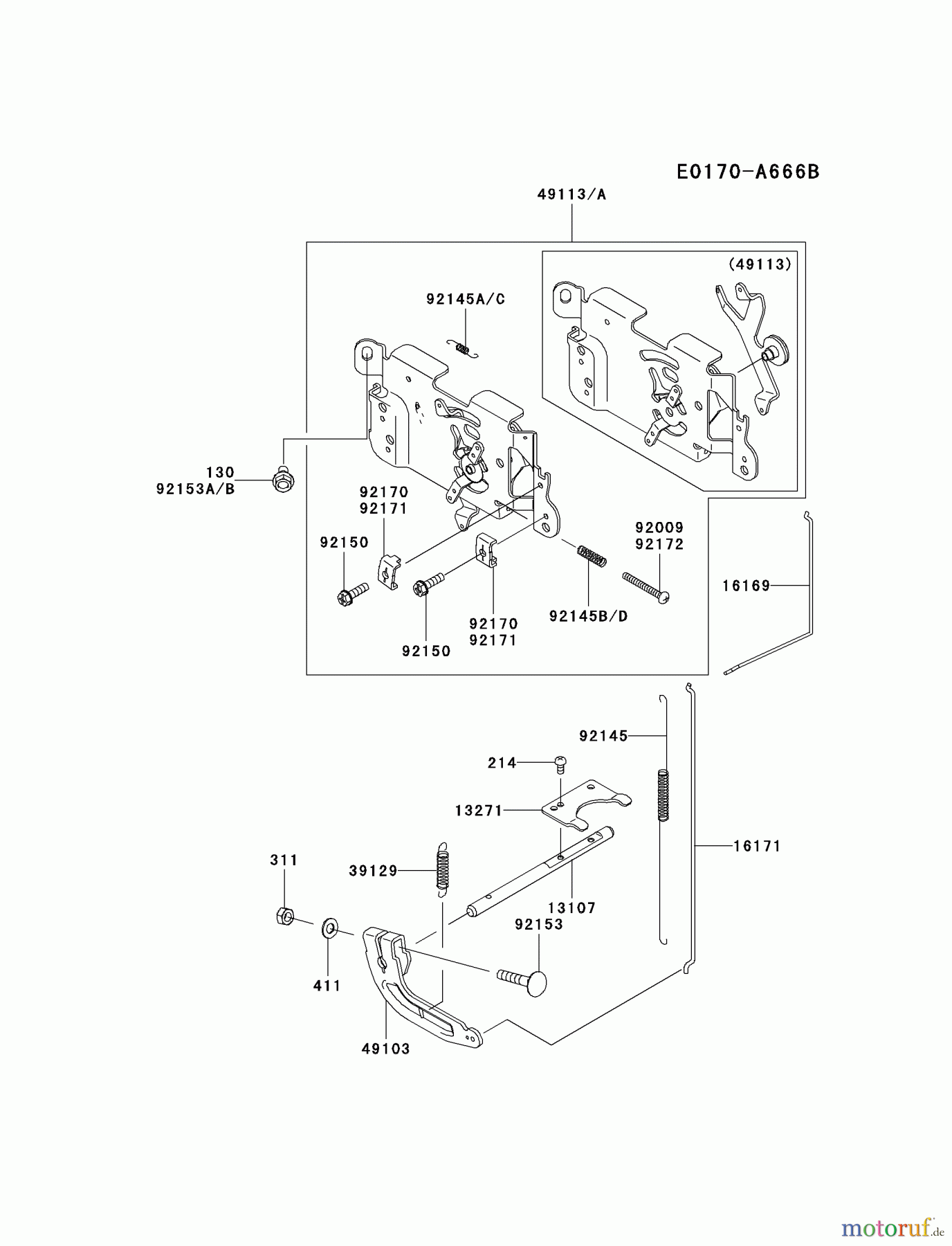  Kawasaki Motoren Motoren Vertikal FA210V - AS02 bis FH641V - DS24 FH480V-CS22 - Kawasaki FH480V 4-Stroke Engine CONTROL-EQUIPMENT