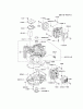 Kawasaki Motoren FA210V - AS02 bis FH641V - DS24 FH500V-AS07 - Kawasaki FH500V 4-Stroke Engine Ersatzteile CYLINDER/CRANKCASE